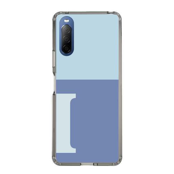 Slim Protection Case［ Original - initial two tone - I blue ］
