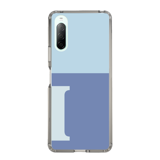 Slim Protection Case［ Original - initial two tone - I blue ］