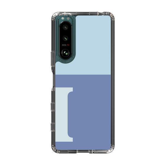 Slim Protection Case［ Original - initial two tone - I blue ］