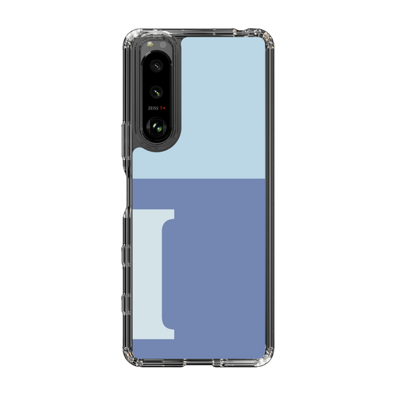 Slim Protection Case［ Original - initial two tone - I blue ］