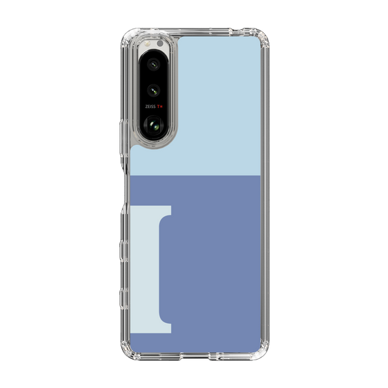 Slim Protection Case［ Original - initial two tone - I blue ］