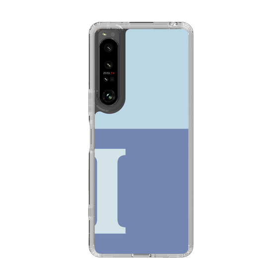 Slim Protection Case［ Original - initial two tone - I blue ］