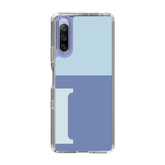 Slim Protection Case［ Original - initial two tone - I blue ］