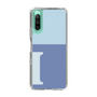 Slim Protection Case［ Original - initial two tone - I blue ］