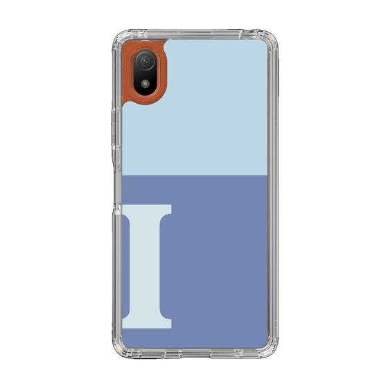 Slim Protection Case［ Original - initial two tone - I blue ］
