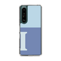 Slim Protection Case［ Original - initial two tone - I blue ］