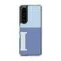 Slim Protection Case［ Original - initial two tone - I blue ］