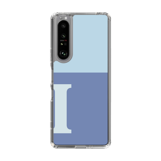 Slim Protection Case［ Original - initial two tone - I blue ］