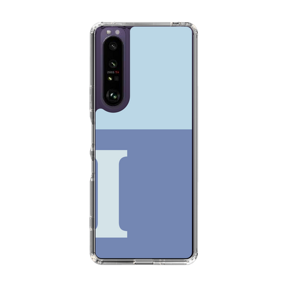 Slim Protection Case［ Original - initial two tone - I blue ］