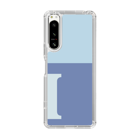 Slim Protection Case［ Original - initial two tone - I blue ］