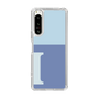 Slim Protection Case［ Original - initial two tone - I blue ］
