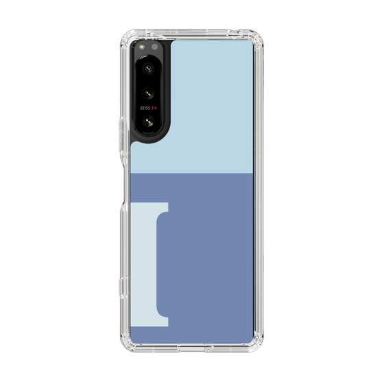 Slim Protection Case［ Original - initial two tone - I blue ］