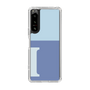 Slim Protection Case［ Original - initial two tone - I blue ］