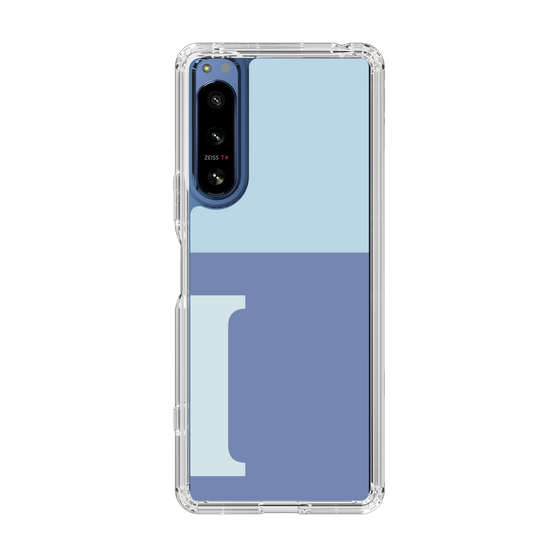 Slim Protection Case［ Original - initial two tone - I blue ］