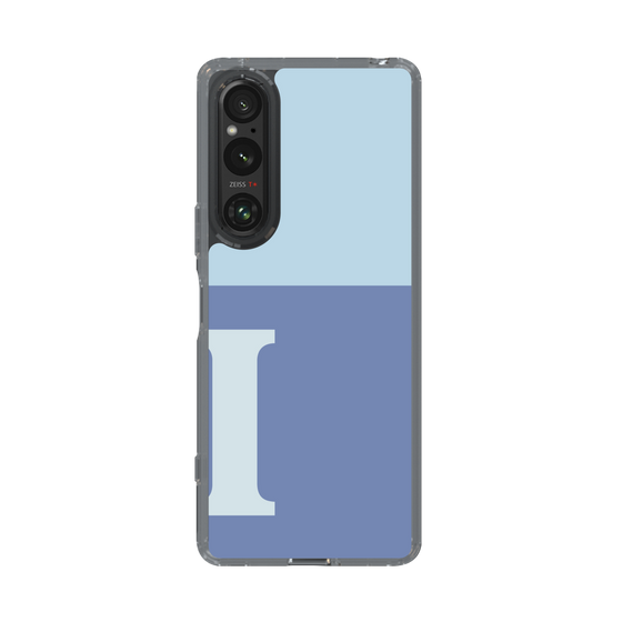 Slim Protection Case［ Original - initial two tone - I blue ］
