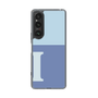 Slim Protection Case［ Original - initial two tone - I blue ］