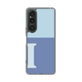 Slim Protection Case［ Original - initial two tone - I blue ］