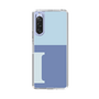 Slim Protection Case［ Original - initial two tone - I blue ］