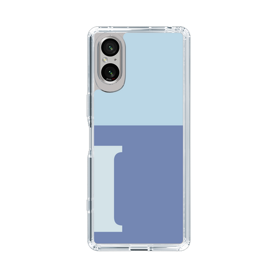 Slim Protection Case［ Original - initial two tone - I blue ］