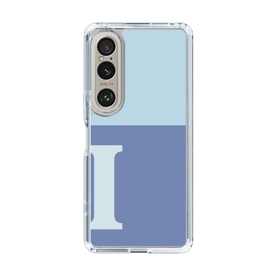 Slim Protection Case［ Original - initial two tone - I blue ］