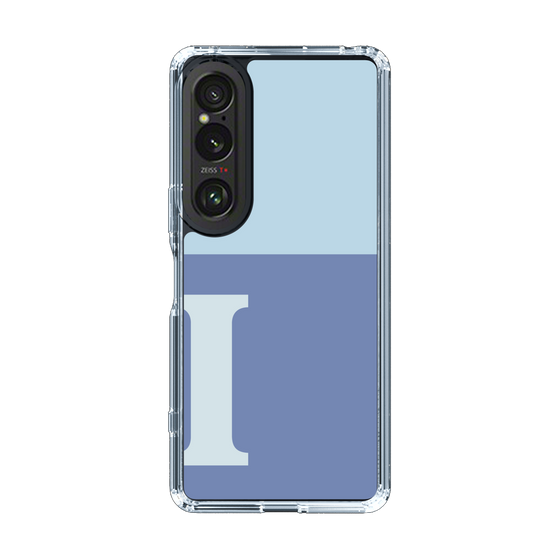 Slim Protection Case［ Original - initial two tone - I blue ］