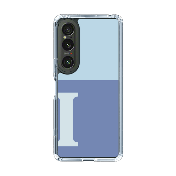 Slim Protection Case［ Original - initial two tone - I blue ］