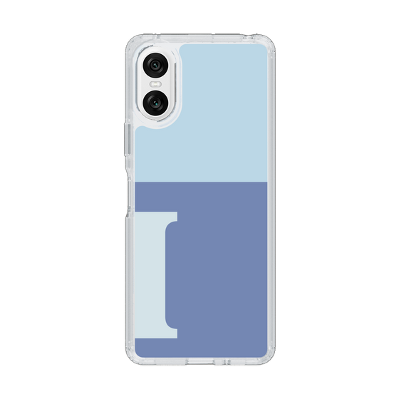 Slim Protection Case［ Original - initial two tone - I blue ］