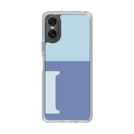Slim Protection Case［ Original - initial two tone - I blue ］