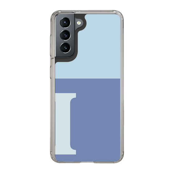 Slim Protection Case［ Original - initial two tone - I blue ］