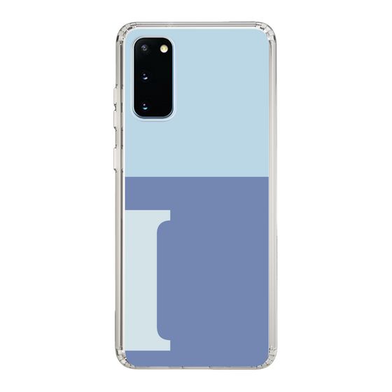 Slim Protection Case［ Original - initial two tone - I blue ］