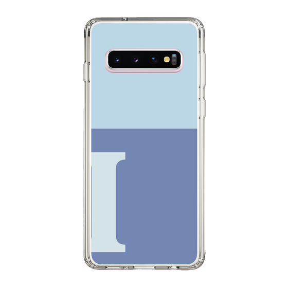 Slim Protection Case［ Original - initial two tone - I blue ］