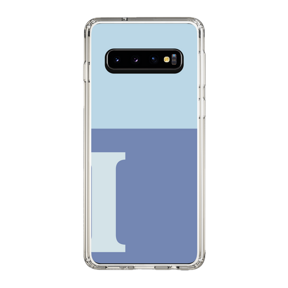 Slim Protection Case［ Original - initial two tone - I blue ］