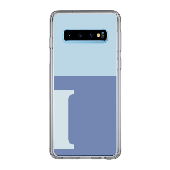 Slim Protection Case［ Original - initial two tone - I blue ］