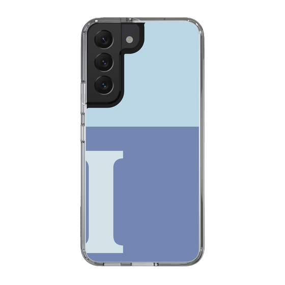 Slim Protection Case［ Original - initial two tone - I blue ］