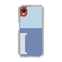Slim Protection Case［ Original - initial two tone - I blue ］