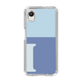 Slim Protection Case［ Original - initial two tone - I blue ］