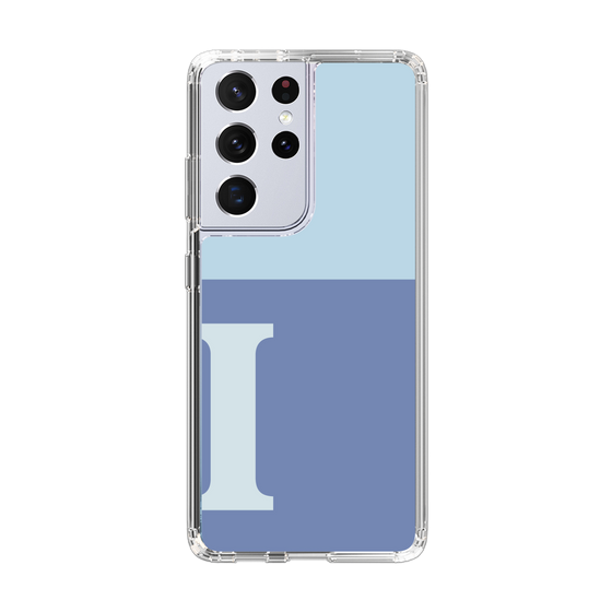 Slim Protection Case［ Original - initial two tone - I blue ］