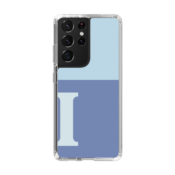 Slim Protection Case［ Original - initial two tone - I blue ］