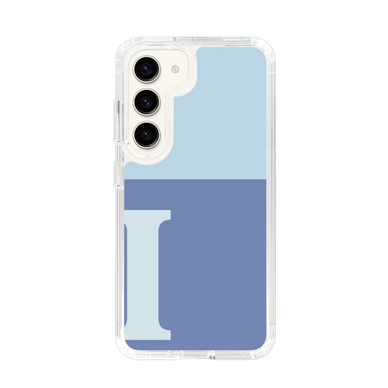 Slim Protection Case［ Original - initial two tone - I blue ］