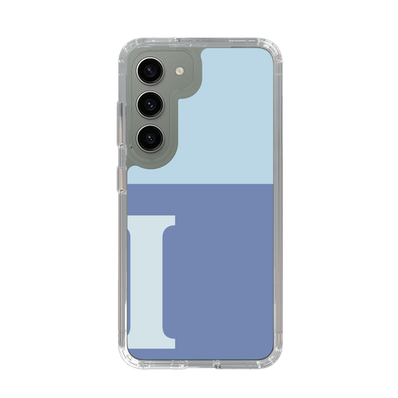Slim Protection Case［ Original - initial two tone - I blue ］