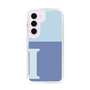 Slim Protection Case［ Original - initial two tone - I blue ］