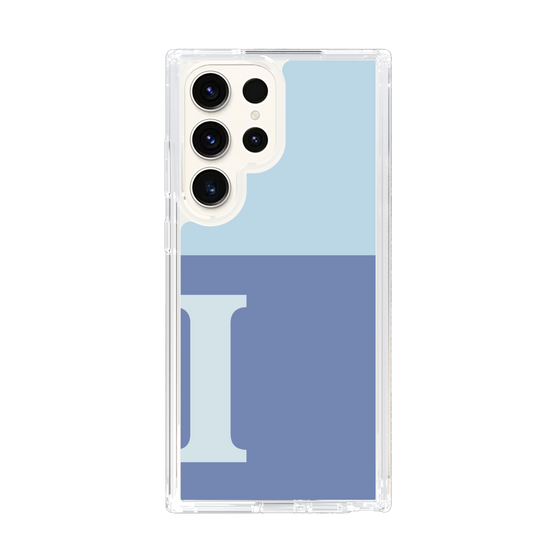 Slim Protection Case［ Original - initial two tone - I blue ］