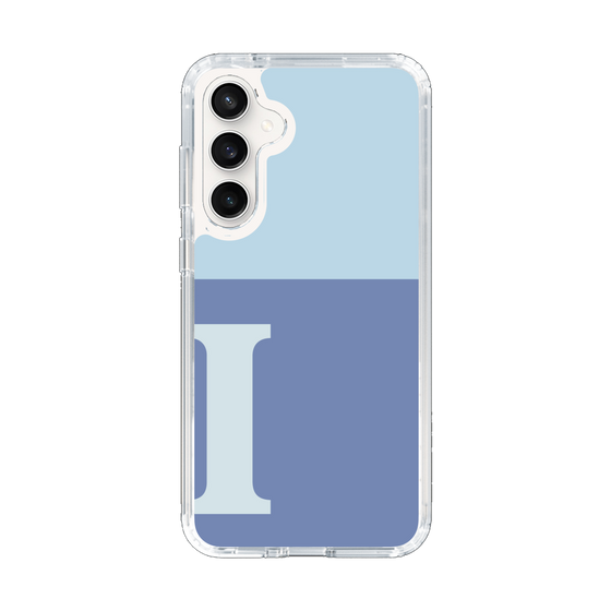 Slim Protection Case［ Original - initial two tone - I blue ］