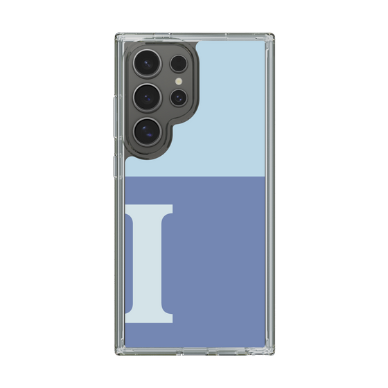 Slim Protection Case［ Original - initial two tone - I blue ］