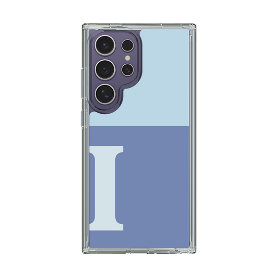 Slim Protection Case［ Original - initial two tone - I blue ］