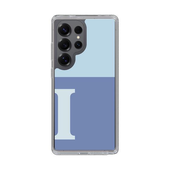 Slim Protection Case［ Original - initial two tone - I blue ］