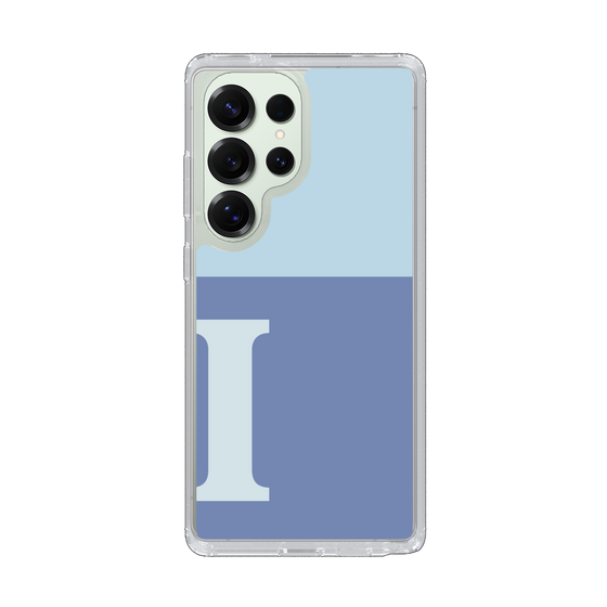 Slim Protection Case［ Original - initial two tone - I blue ］