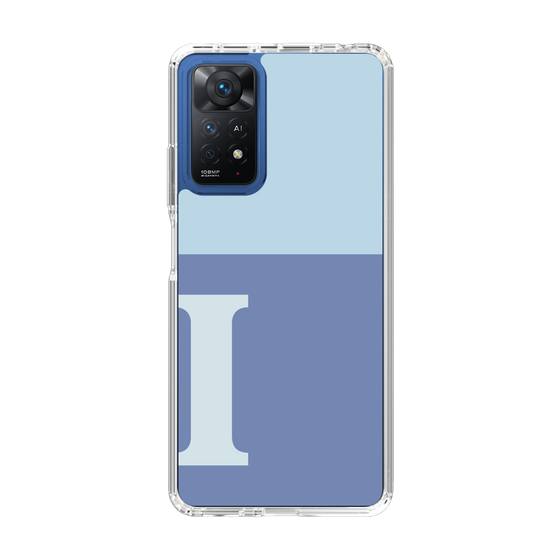 Slim Protection Case［ Original - initial two tone - I blue ］