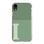 Slim Protection Case［ Original - initial two tone - I green ］