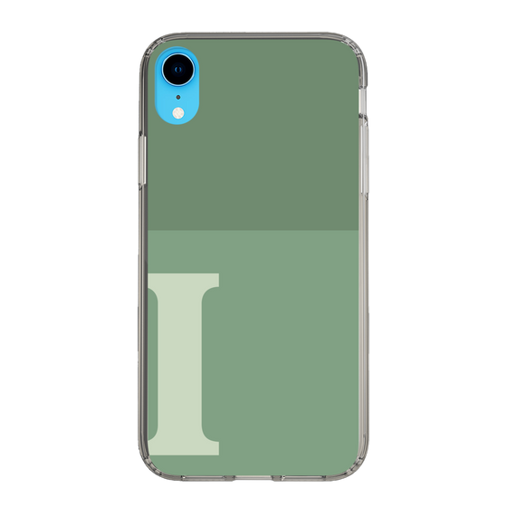 Slim Protection Case［ Original - initial two tone - I green ］